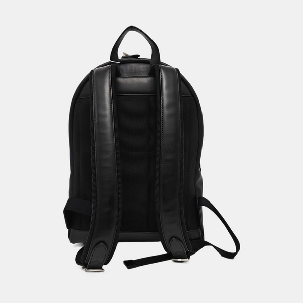 Coated Canvas Backpack Blue