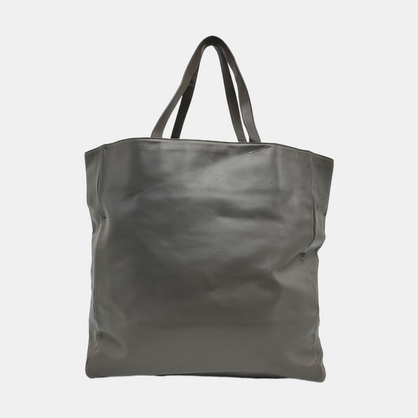 SHOPPING BAG Calfskin Gray