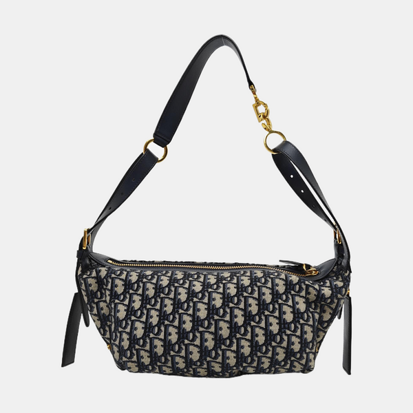D-Journey Small Oblique Canvas Beige