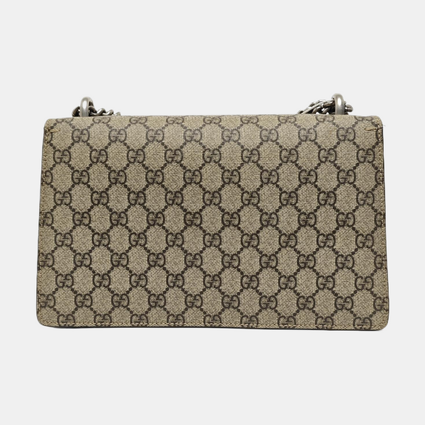 Dionysus Small Monogram Coated Canvas Black