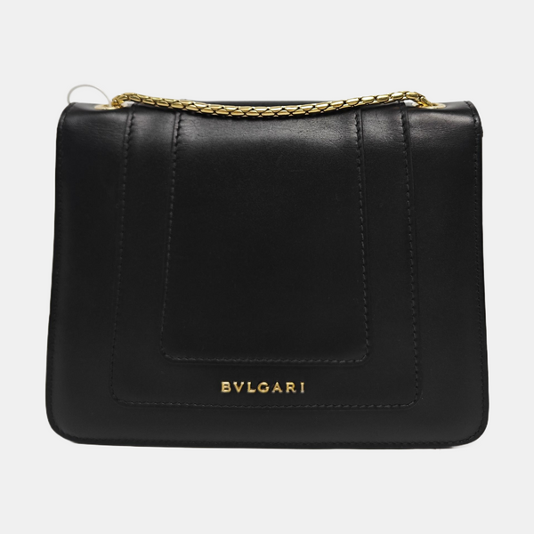 SERPENTI FOREVER Small Calfskin Black