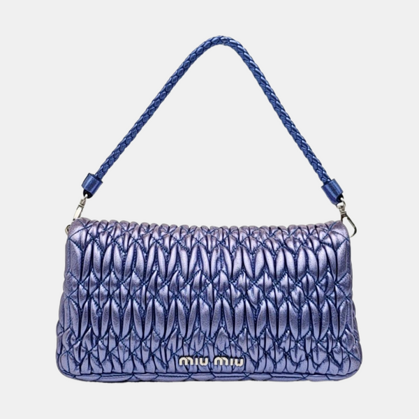 Crystal Quilted Lambskin Purple