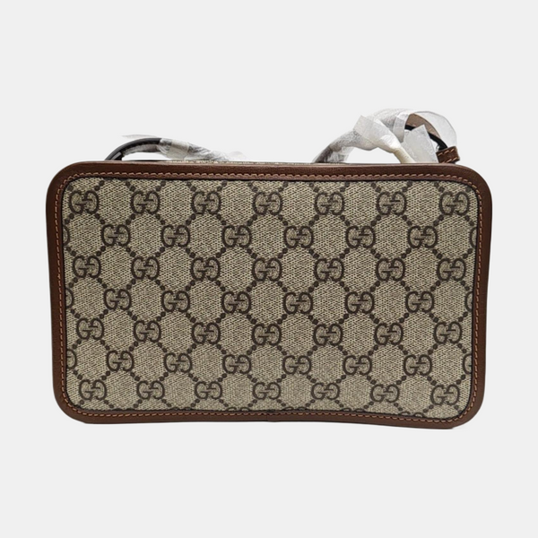 Retro Monogram Coated Canvas Brown