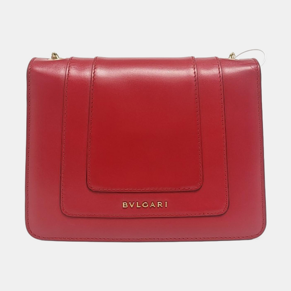 SERPENTI FOREVER Small Calfskin Red