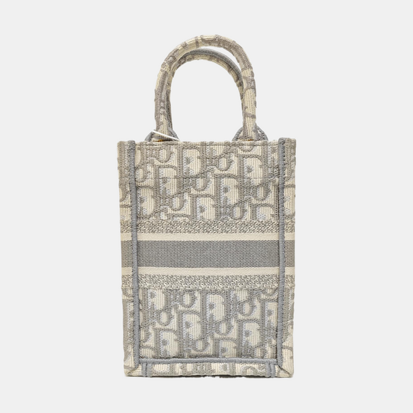 Book Tote Mini Canvas Gray