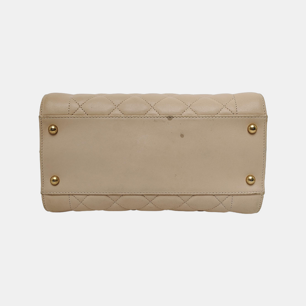Quilted Lambskin Beige