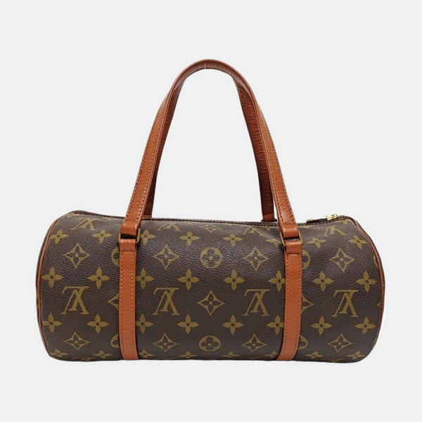 PAPILLON MM Monogram Coated Canvas Brown