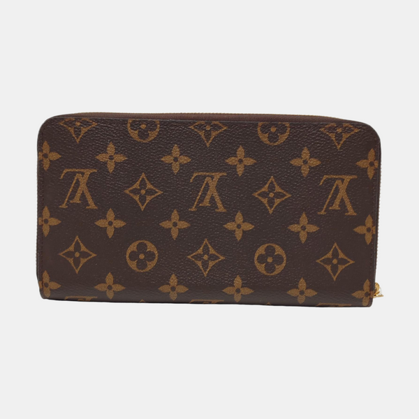 ZIPPY Monogram Coated Canvas Brown Wallet