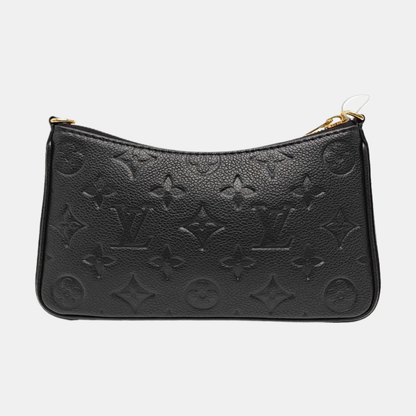 EASY POUCH ON STRAP Monogram Calfskin Black