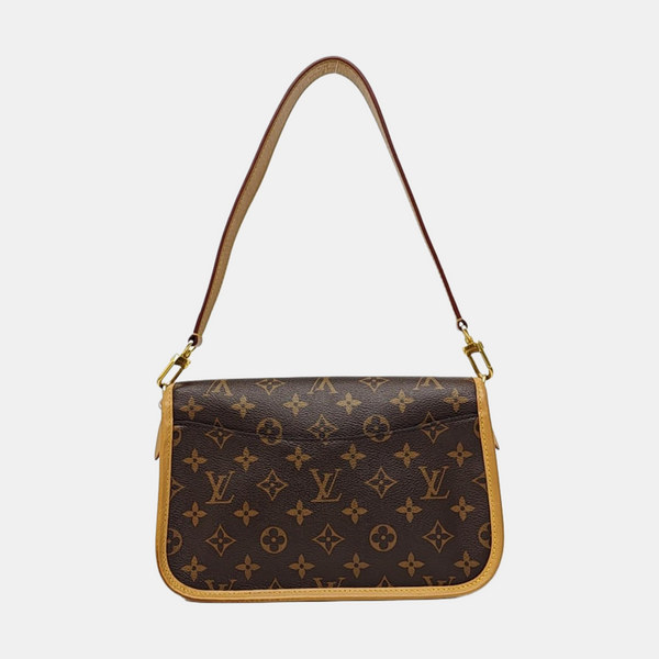DIANE Monogram Coated Canvas Brown
