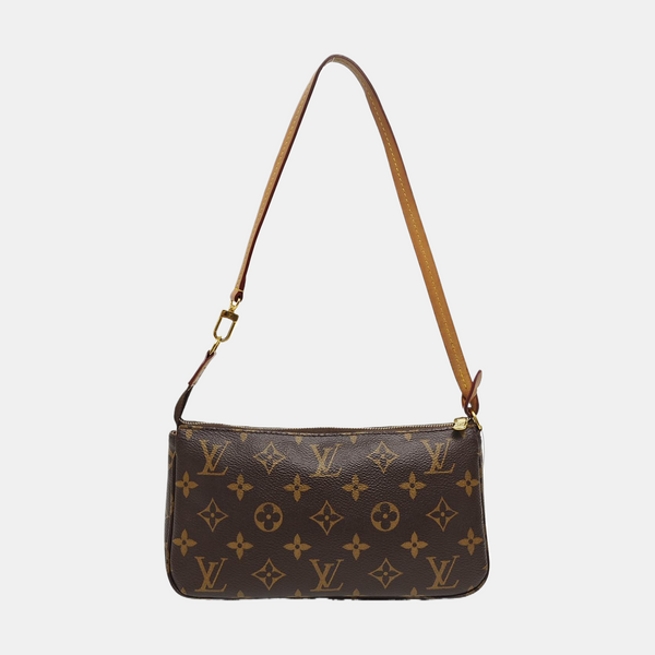 ACCESSOIRES GM Monogram Coated Canvas Brown