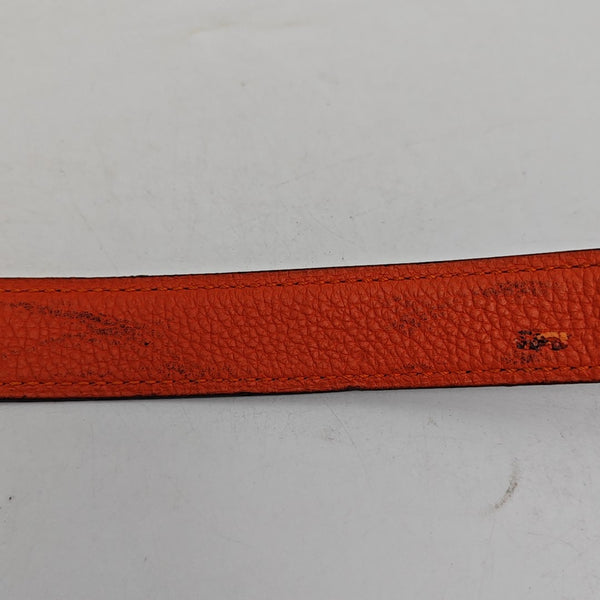 Leather Belt Orange