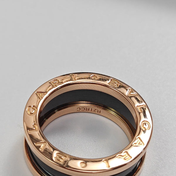 B.ZERO1 Anillo de Oro Rosa de 18k UE 51