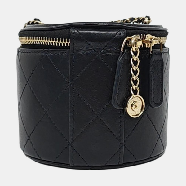 Quilted Lambskin Black