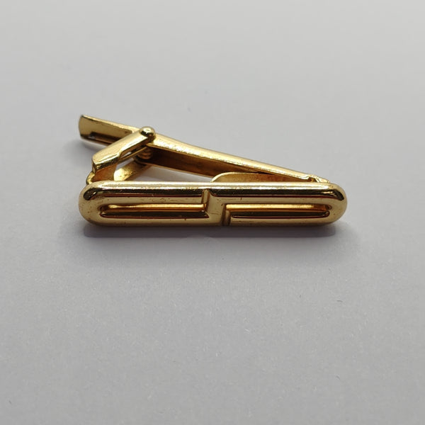 Metal Tie Clip Gold
