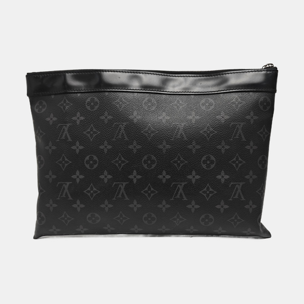DISCOVERY Monogram Coated Canvas Gray
