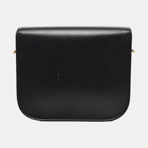 Calfskin Shoulder Bag Medium Black