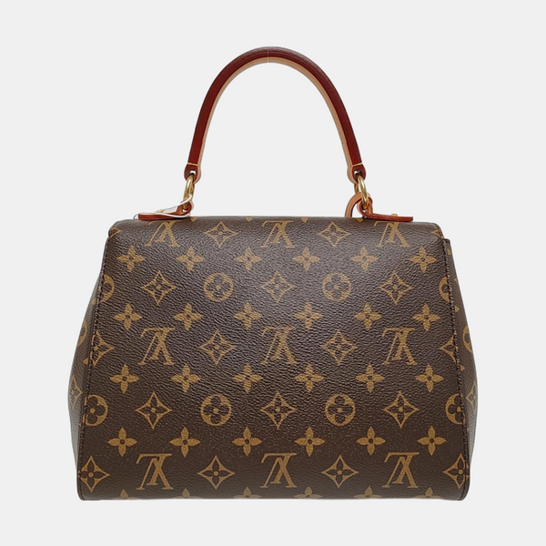 CLUNY Monogram Coated Canvas Brown