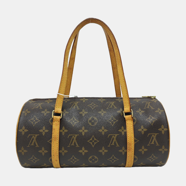 PAPILLON MM Monogram Coated Canvas Brown