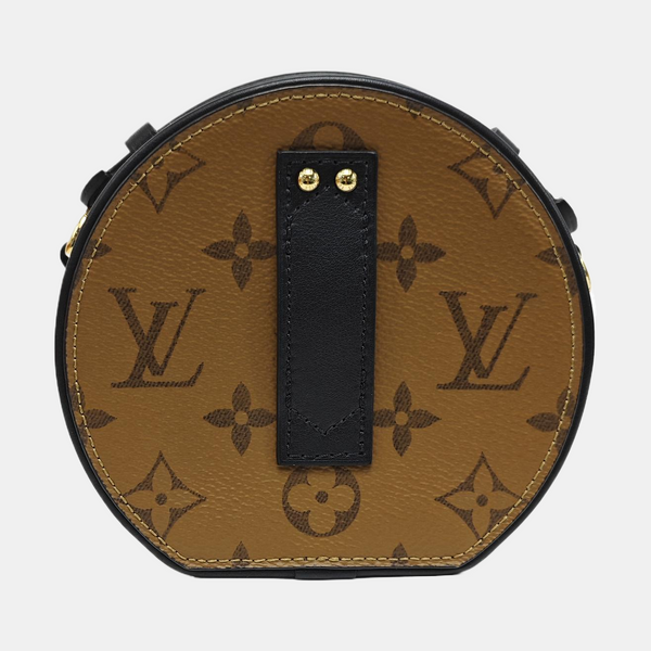 BOITE CHAPEAU Mini Monogram Coated Canvas Brown