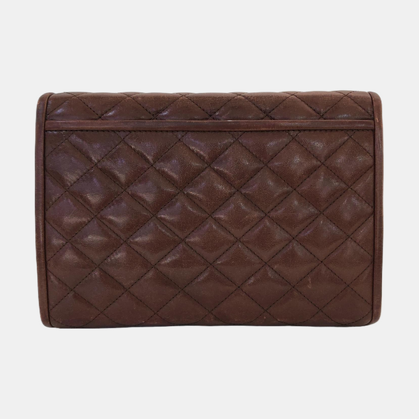 Quilted Calfskin Brown