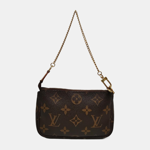ACCESSOIRES Mini Monogram Coated Canvas Brown