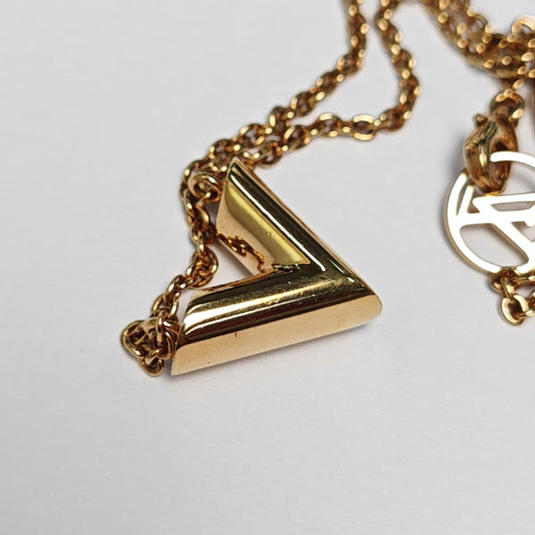 LV & ME Metal Gold Necklace