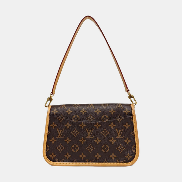 DIANE Monogram Coated Canvas Brown
