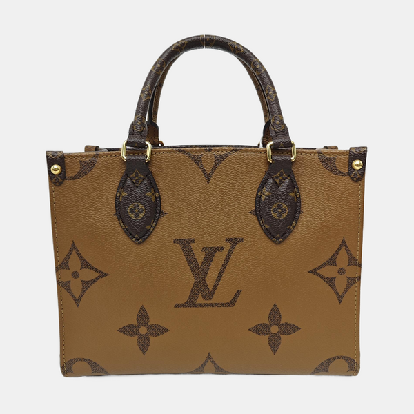 ONTHEGO PM Monogram Coated Canvas Brown