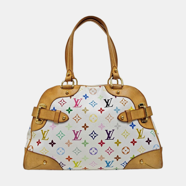 LV × TM CLAUDIA Monogram Coated Canvas White