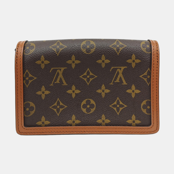 DAUPHINE WOC Monogram Coated Canvas Brown
