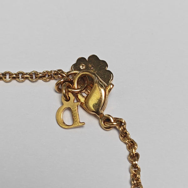 Collar Diorelita Metálico Dorado