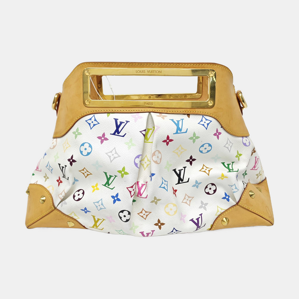 LV × TM JUDY Monogram Coated Canvas White