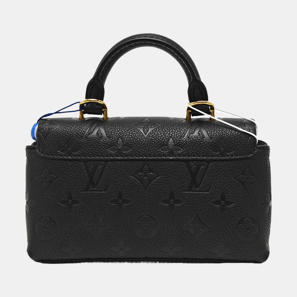 MADELEINE Nano Monogram Calfskin Black