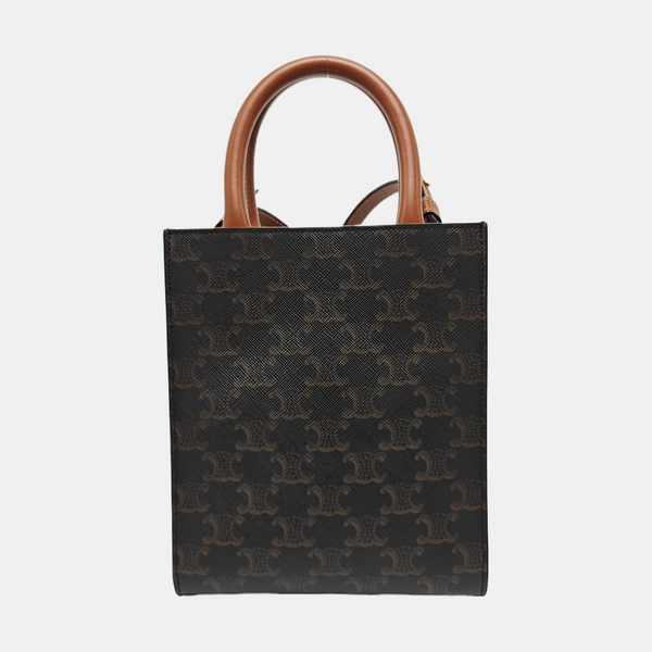 CABAS CELINE Mini Coated Canvas Brown