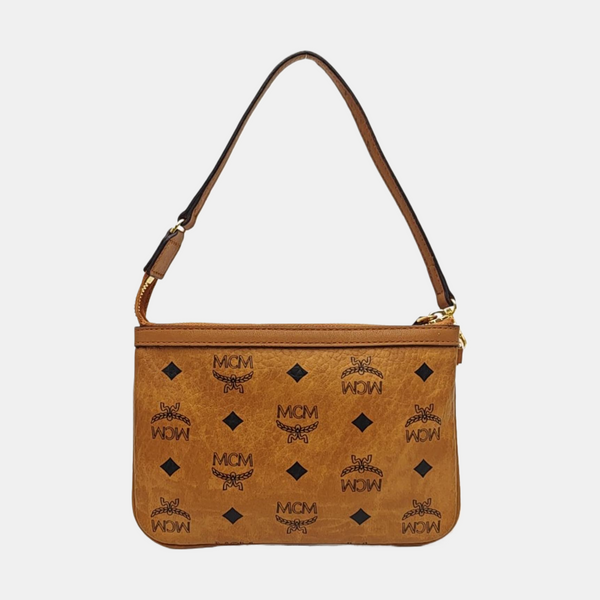 LIZ Monogram Coated Canvas Brown