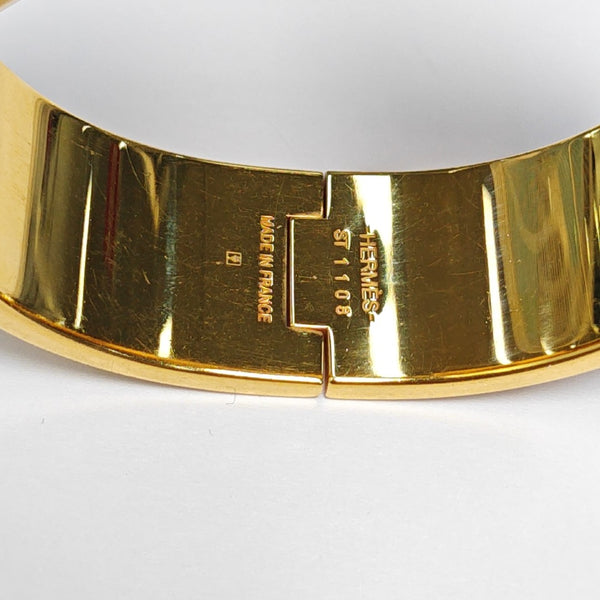Clic Clac H Metal Gold Bangle
