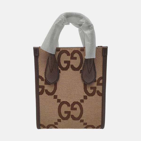 Jumbo Mini Monogram Canvas Beige