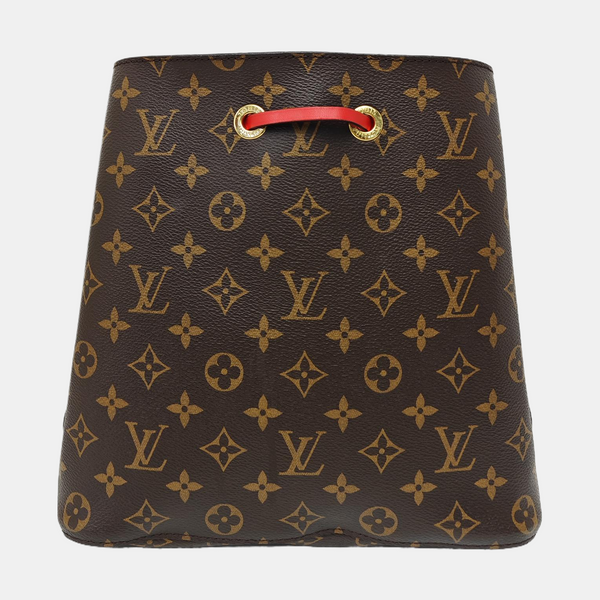 NÉONOÉ MM Monogram Coated Canvas Brown