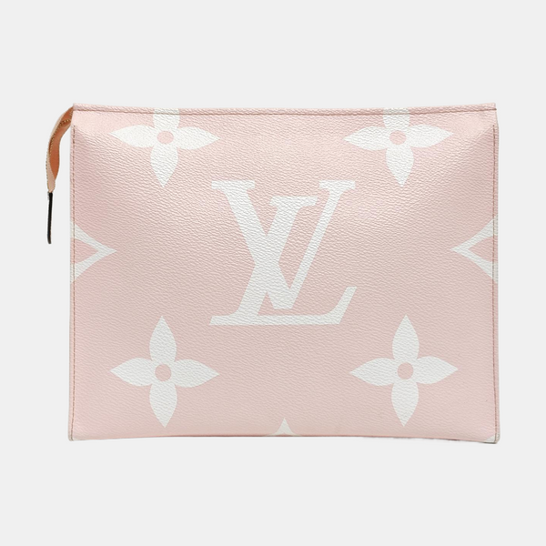 TOILET POCKET 26 Monogram Coated Canvas Red