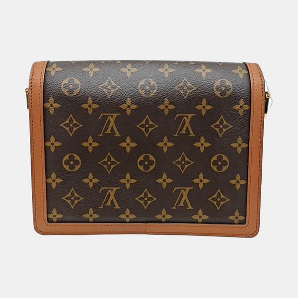 DAUPHINE MM Monogram Coated Canvas Brown