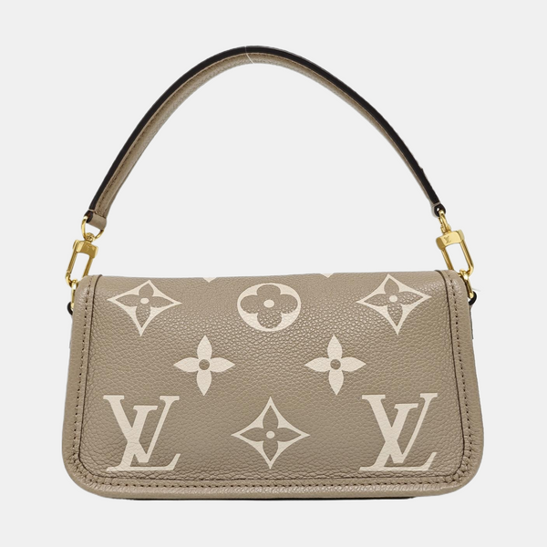 DIANE Nano Monogram Calfskin Gray