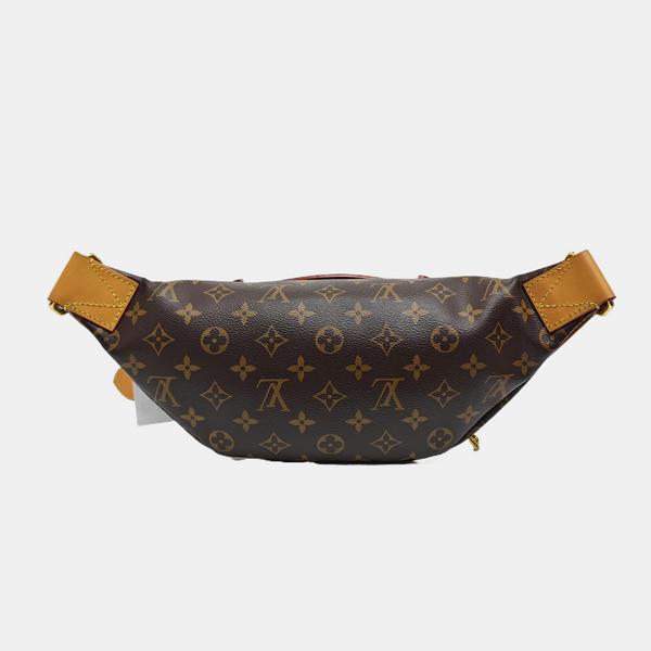 RUSH Monogram Coated Canvas Brown