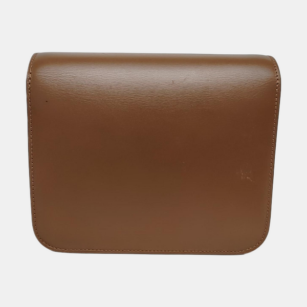 Authenticated pre-owned CLASSIC BOX Small Calfskin Brown - Shoulder Bag at Looply