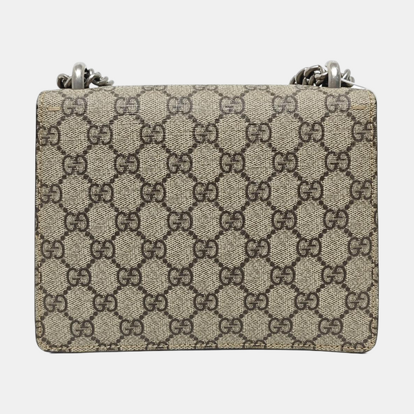Dionysus Mini Monogram Coated Canvas Beige