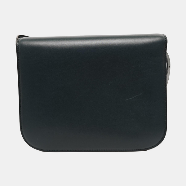 Authenticated pre-owned CLASSIC BOX Medium Calfskin Green - Crossbody Bag at Looply