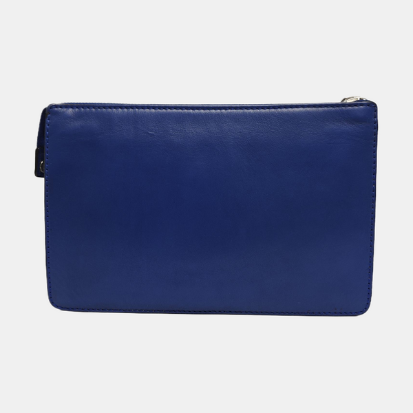 Authenticated pre-owned Monster Calfskin Blue - Clutch at Looply