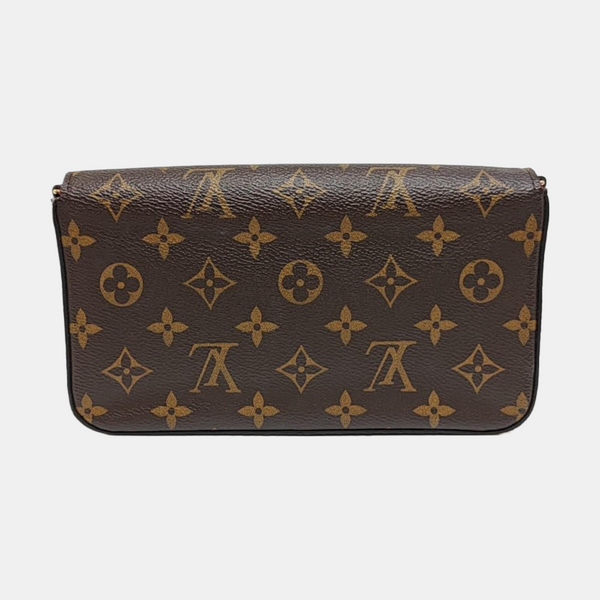 FÉLICIE Monogram Coated Canvas Brown