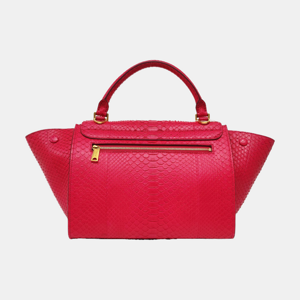TRAPEZE Medium Python Pink