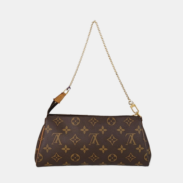 EVA Monogram Coated Canvas Brown